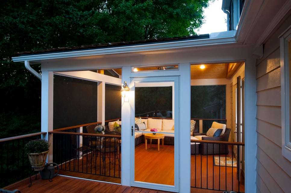 How To Screen In A Deck With No Roof Home Interior Design